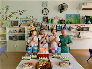 Tiệc Sinh nhật các bé yêu tháng 4/2022 và tiệc Buffet